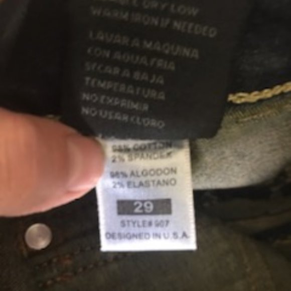 🔸3/50$!! NWOT Beautiful Gold Embroidered Curvy Pocket Boot Cut VO Jeans - Picture 10 of 15